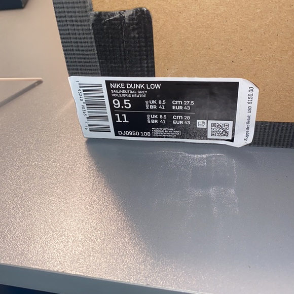 Nike dunk off-white Lot 11 - Picture 3 of 4